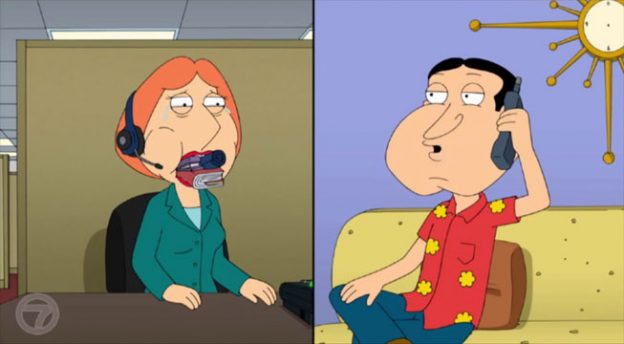 Lois Griffin working as a PSO