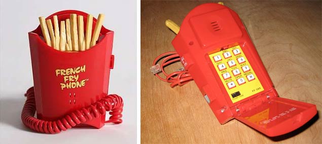 French Fries Novelty Phone Set