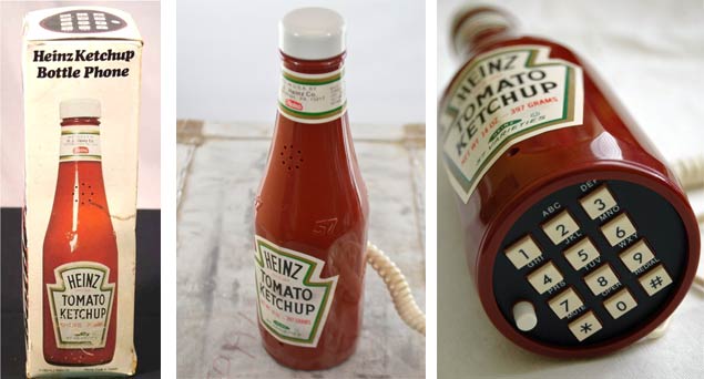 Vintage Ketchup Bottle Phone