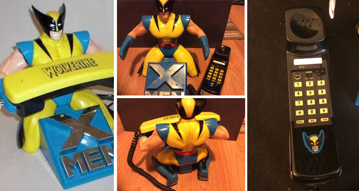 90's Novelty X-Men Wolverine Phone Set