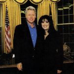 Bill and Monica Posing in the Oval Office